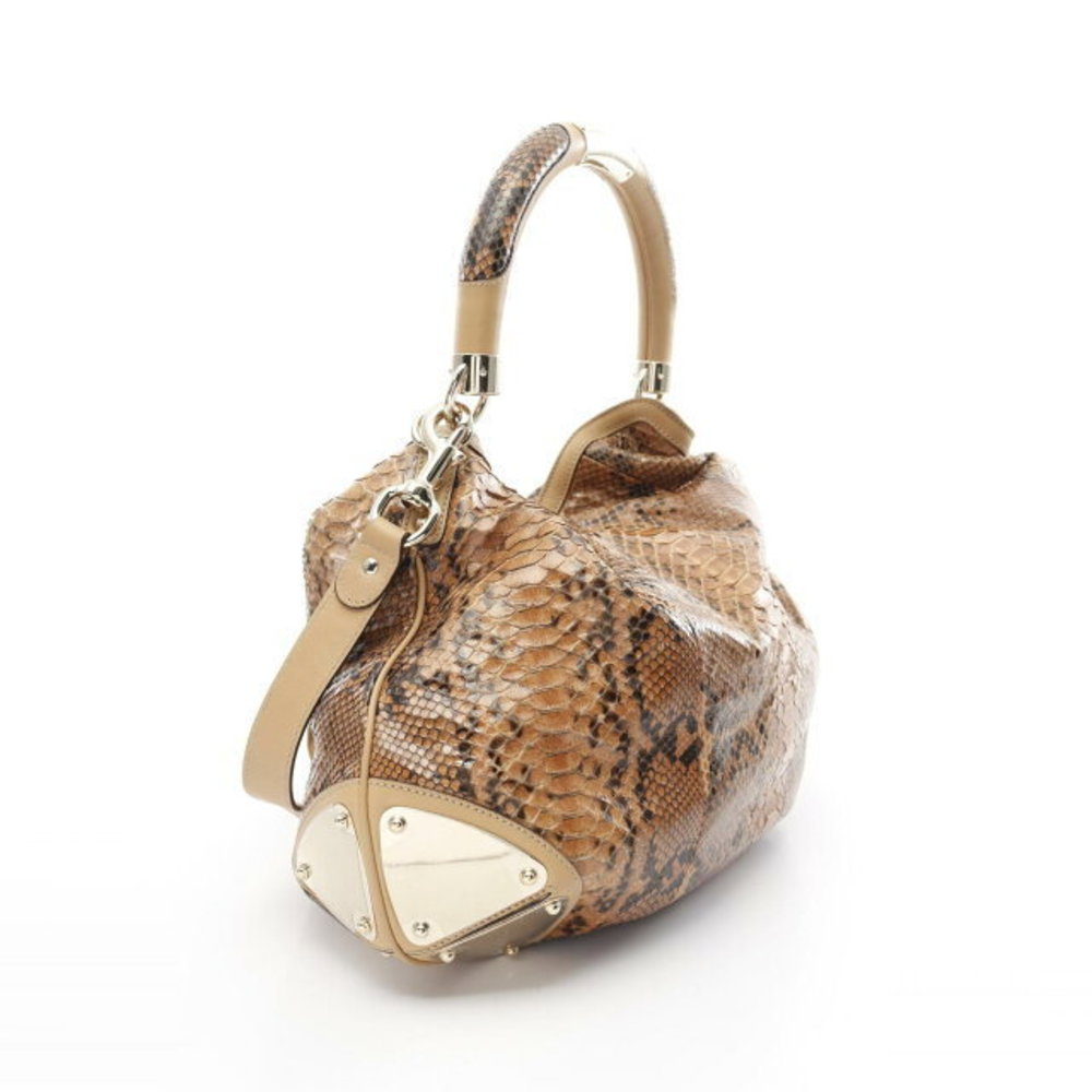Gucci leather brown Indy handbag exotic